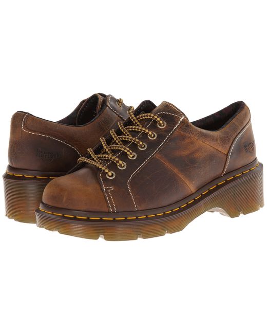Dr. Martens Brown Keani Lace To Toe Shoe