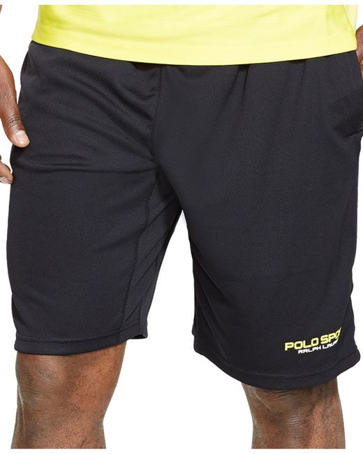 Polo Ralph Lauren Black Polo Sport All-sport Athletic Shorts for men
