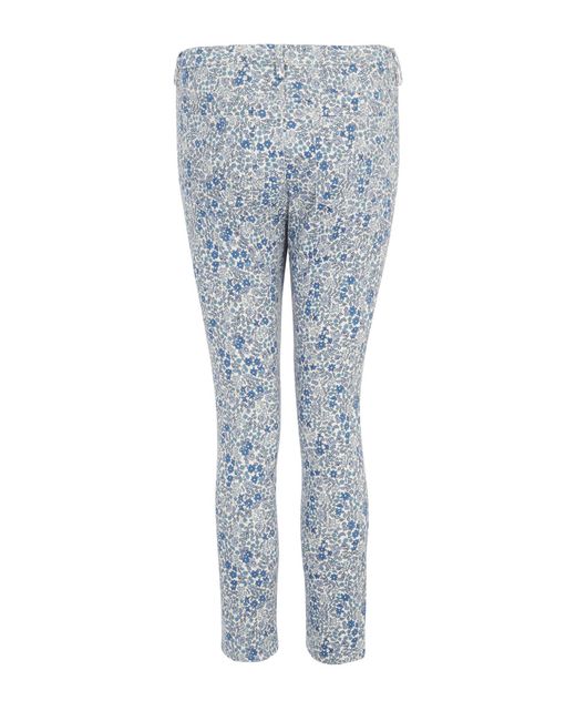 Uniqlo Cotton Emelias Flowers Printed Cropped Legging Trousers in Blue |  Lyst Canada