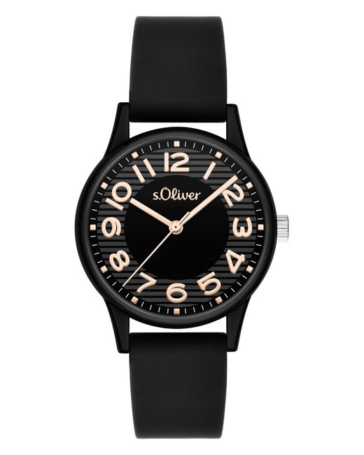 S.oliver Black Analoguhr