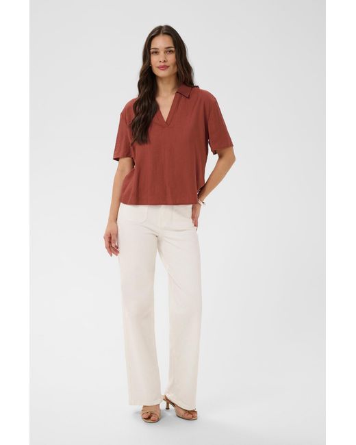 Kaffe Red Bluse