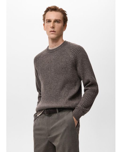 Mango Pullover Joan in Brown für Herren