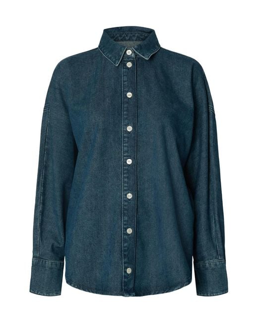 SELECTED Blue Bluse Slwbella