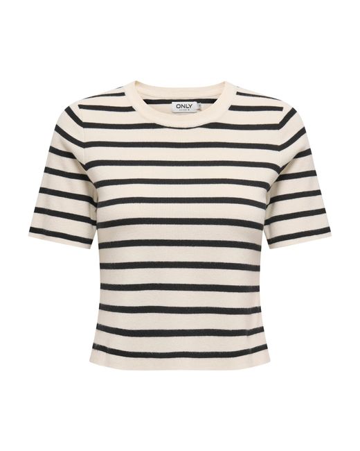 ONLY White Pullover 'Onlfie'