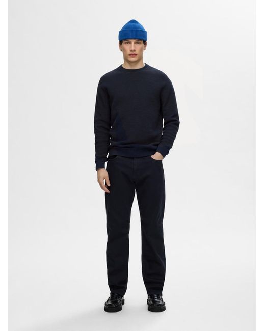 SELECTED Pullover Slhross in Blue für Herren