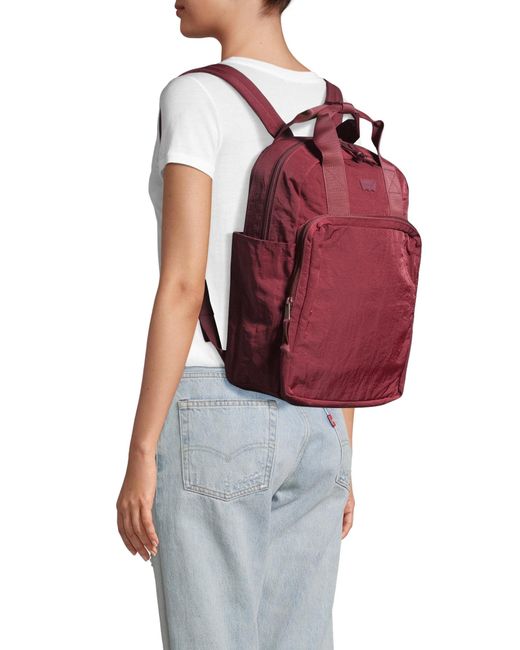 Levi's Red Levis Rucksack L-Pack Round Backpack