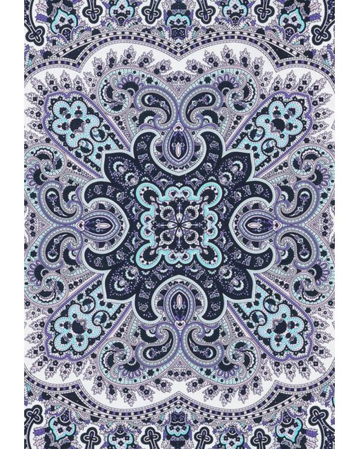 Roeckl Blue Tuch Young Paisley Nicky