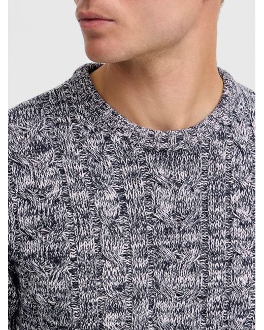 Solid Pullover Philemon in Blue für Herren
