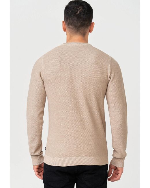 JEFF Pullover Crespo in Natural für Herren