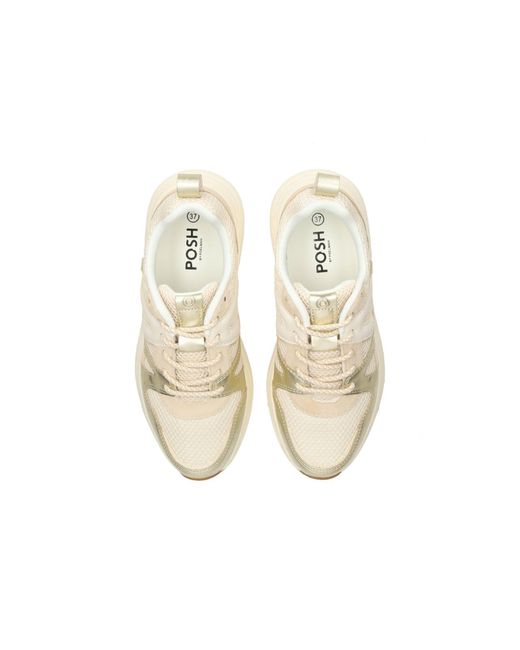 Posh By Poelman Natural Sneaker 'Carocel'