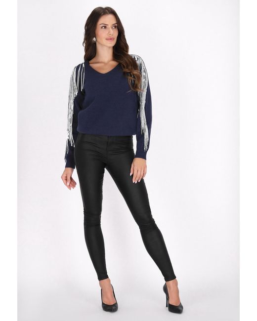 faina Blue Pullover