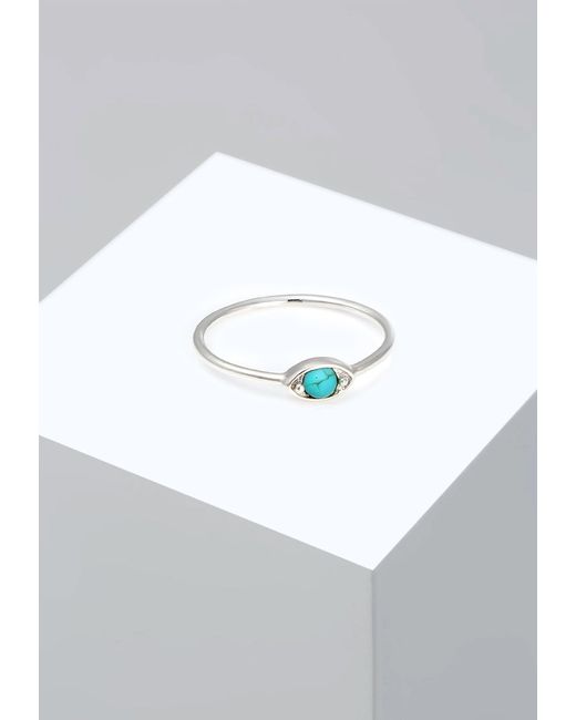 Elli Jewelry Multicolor Ring Evil Eye