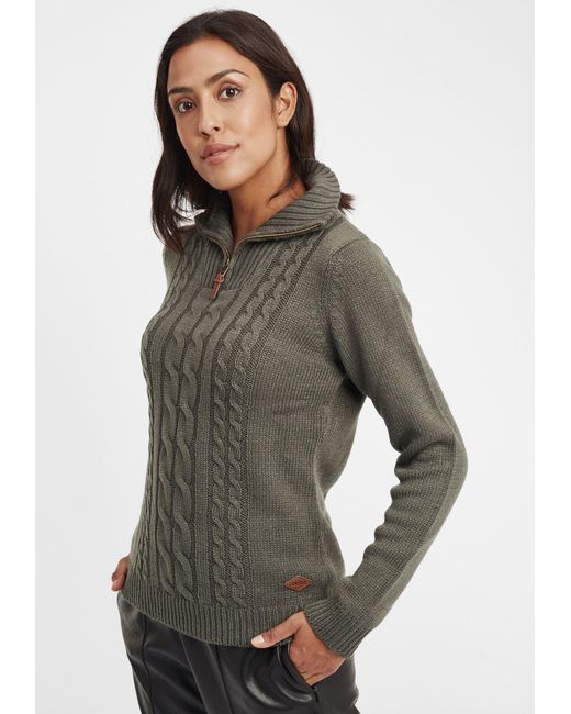 Oxmo Green Strickpullover 'carry'