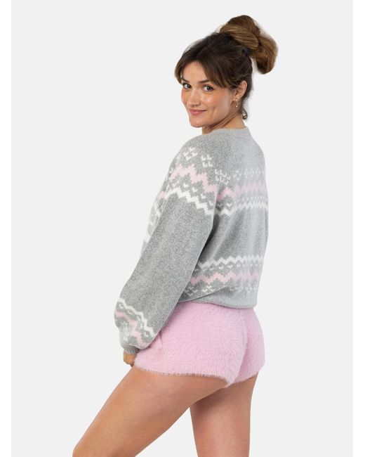 LEAFLETIC White Pullover Pullover Sweater