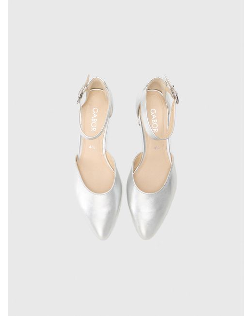 Gabor White Pumps