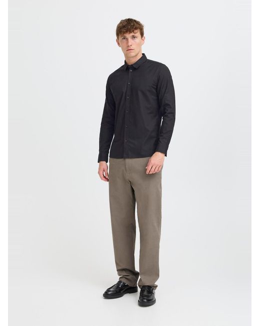 Solid Hemd Olmin in Blue für Herren
