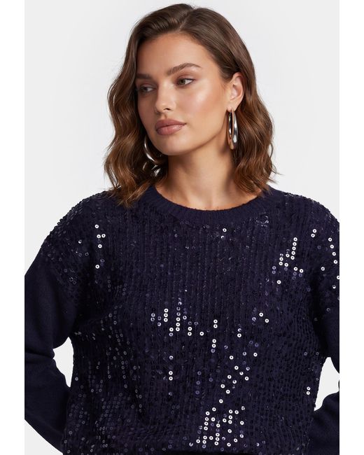 faina Blue Pullover