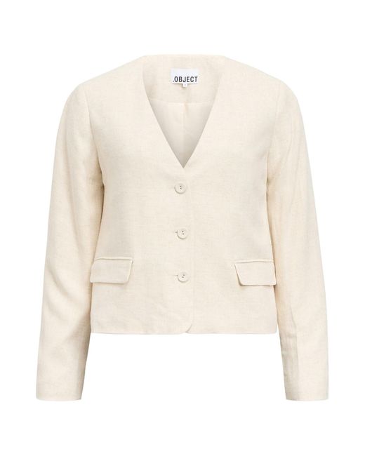 Object White Blazer Objsanne
