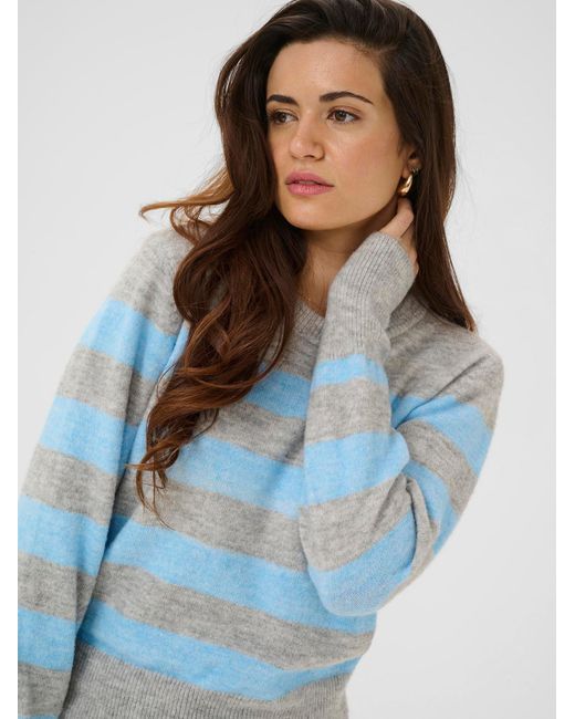 Kaffe Blue Pullover Kaniel