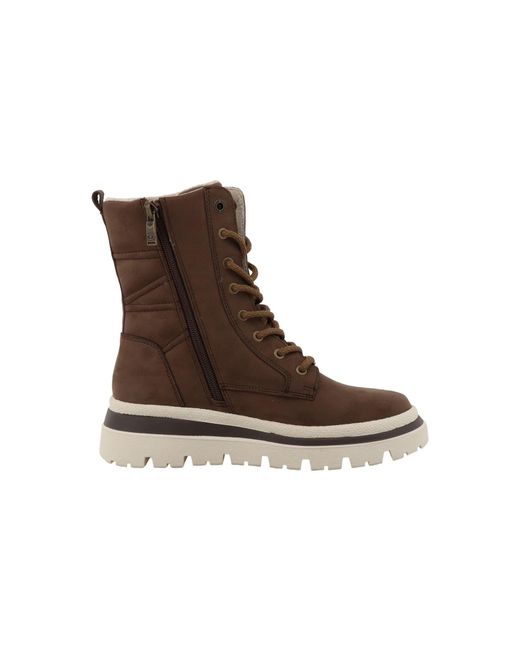 Tom Tailor Brown Schnürstiefelette