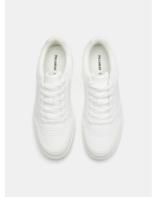 Pull&Bear Sneaker in White für Herren