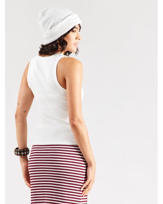 Oh April White Top Dany