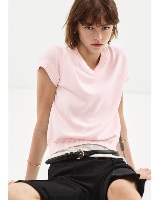Mango Pink Pullover Valen