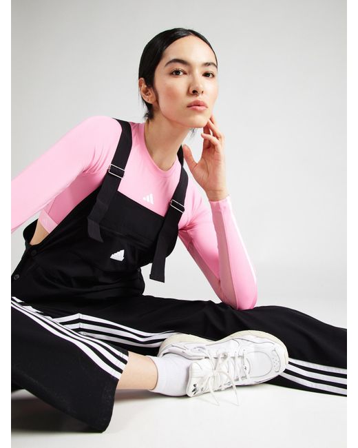 Adidas Black Sporthose 'dance all-gender woven dungarees'