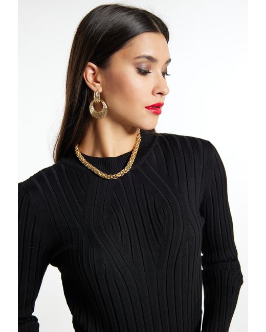 faina Black Pullover Dedica