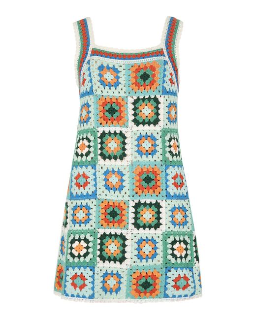 Apricot White Kleid