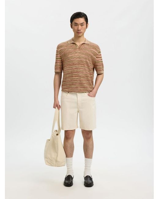 SELECTED Pullover in Natural für Herren