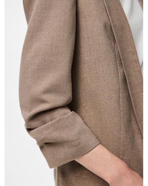 Pieces Brown Blazer Pcbosella