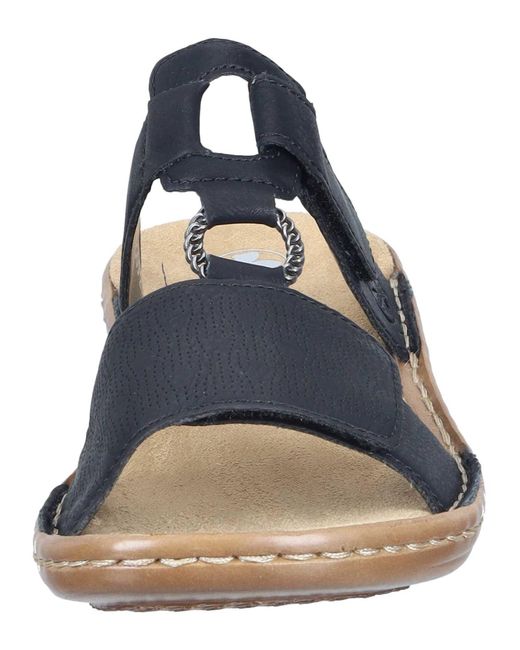 Rieker Blue Pantolette Basic