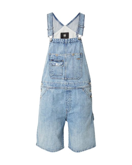 G-Star Blue Latzshorts 'Bowey'