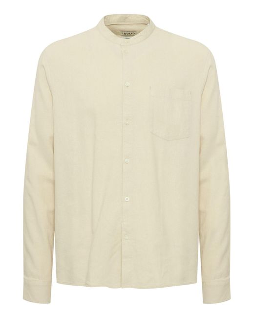 Solid Langarmhemd Sdallan Sh in Natural für Herren