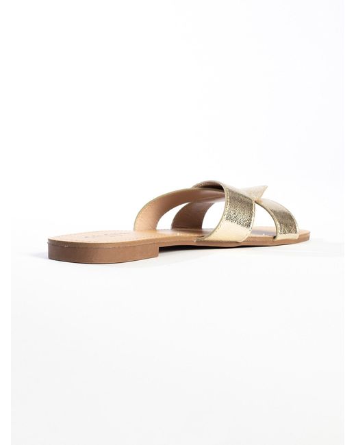 Celena Metallic Sandale Celeste