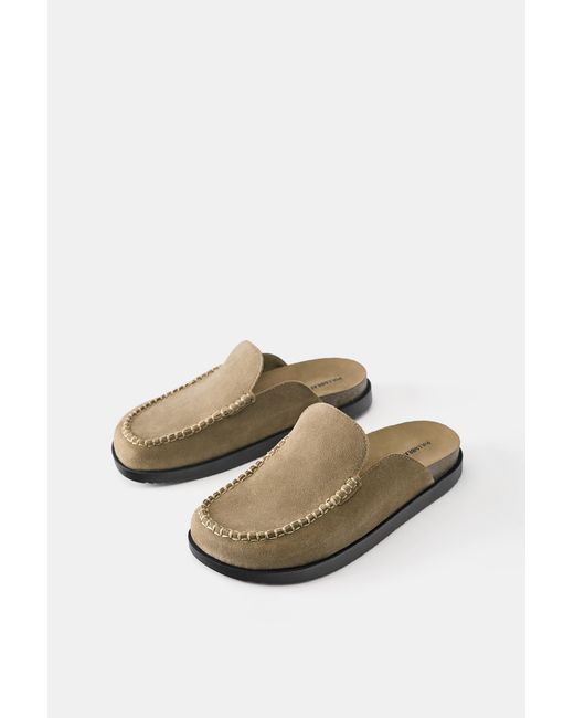 Pull&Bear Clogs in Brown für Herren