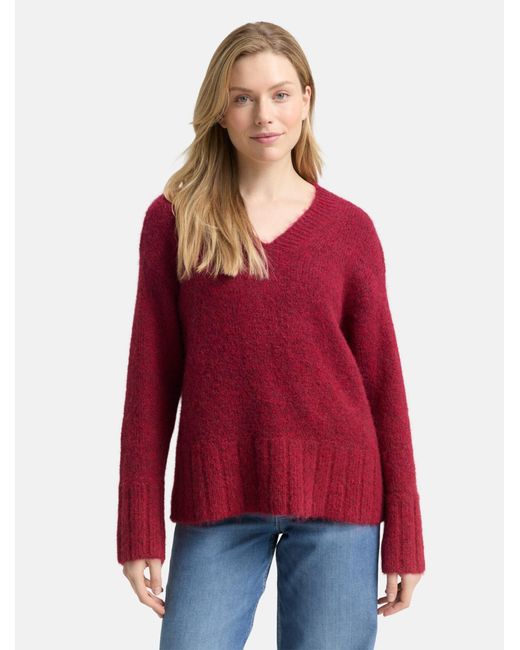 Tom Tailor Red Pullover