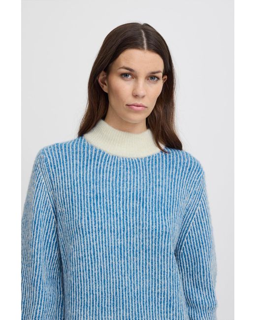 Ichi Blue Pullover Kamara