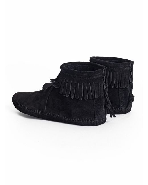Minnetonka Black Stiefelette