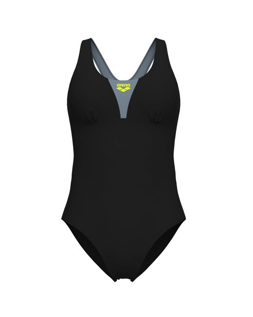Arena Black Badeanzug Solid Control Pro