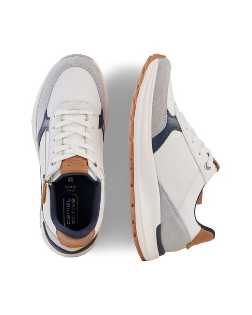 Camel Active Sneaker Mit Seitenzipper in White für Herren