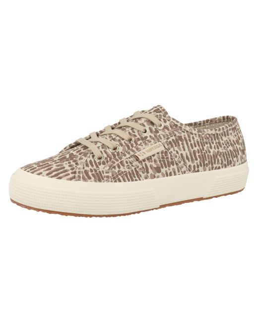 Superga Natural Sneaker 2750 Jaguar Print
