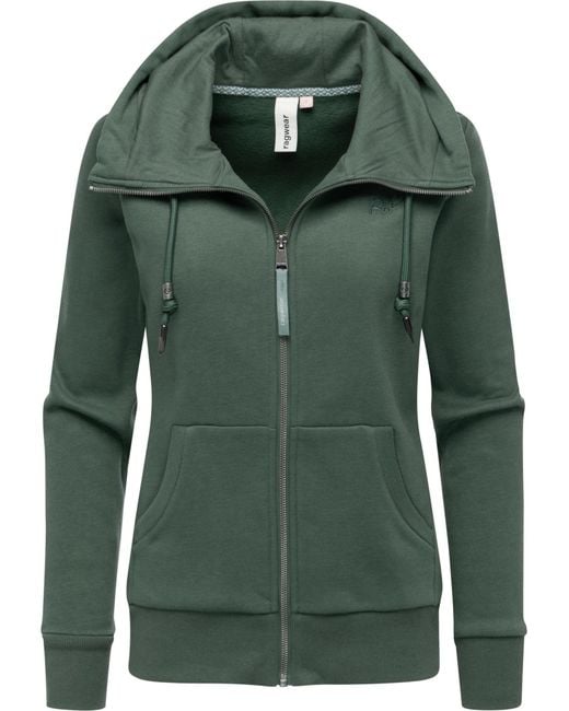 Ragwear Green Sweatjacke Neskia