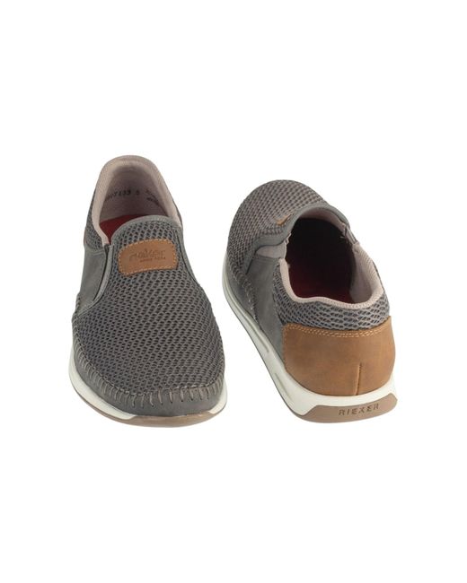 Rieker Slipper 11954 in Gray für Herren