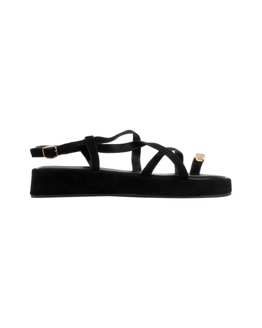 Super Mode Black Sandale