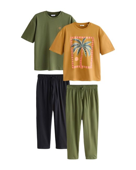 Next Pyjama in Green für Herren