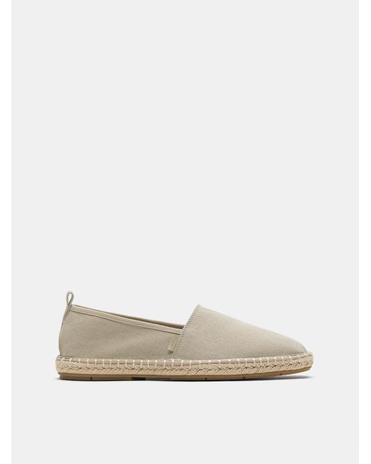 Pull&Bear Espadrilles in White für Herren