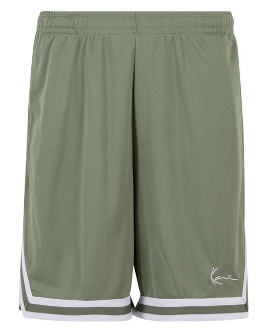 Karlkani Km-Ps011-101-11 Small Signature Mesh Shorts in Green für Herren