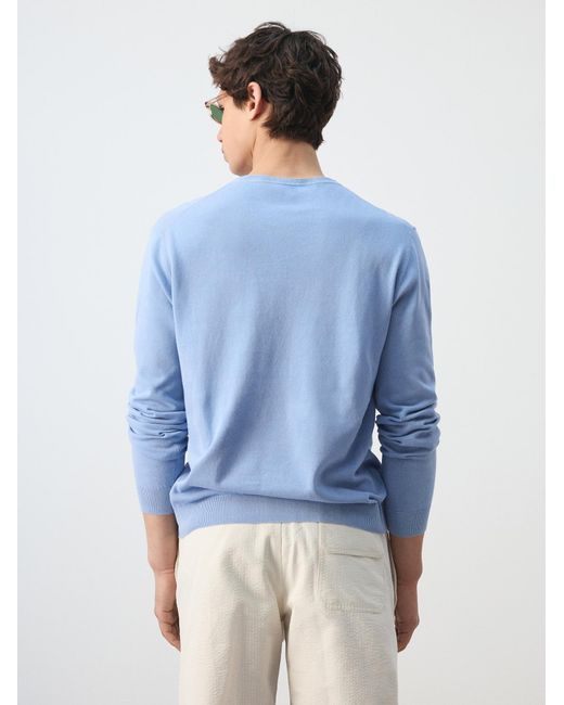 Mango Pullover Pedrosa in Blue für Herren